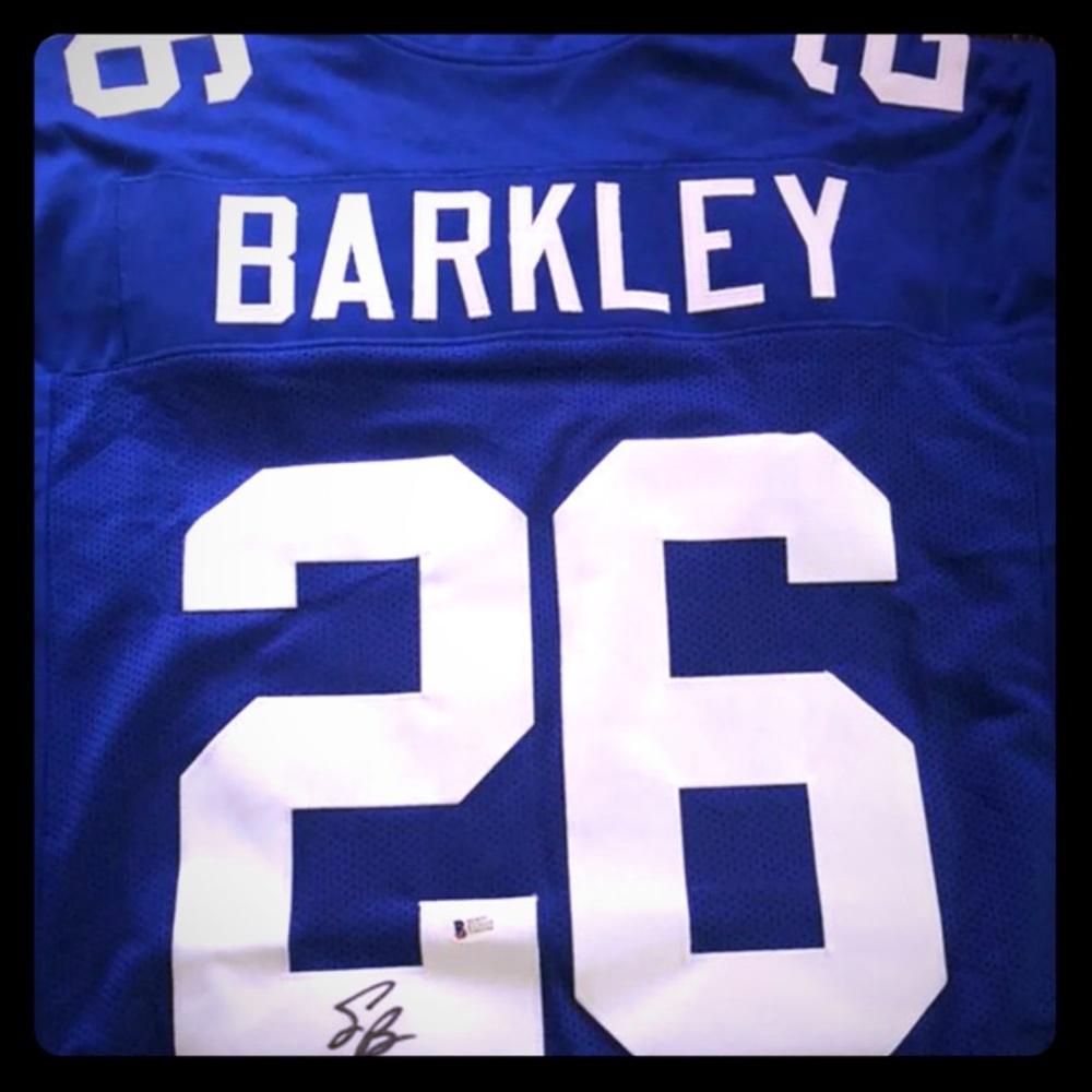 Saquon Barkley Autographed Jersey!!